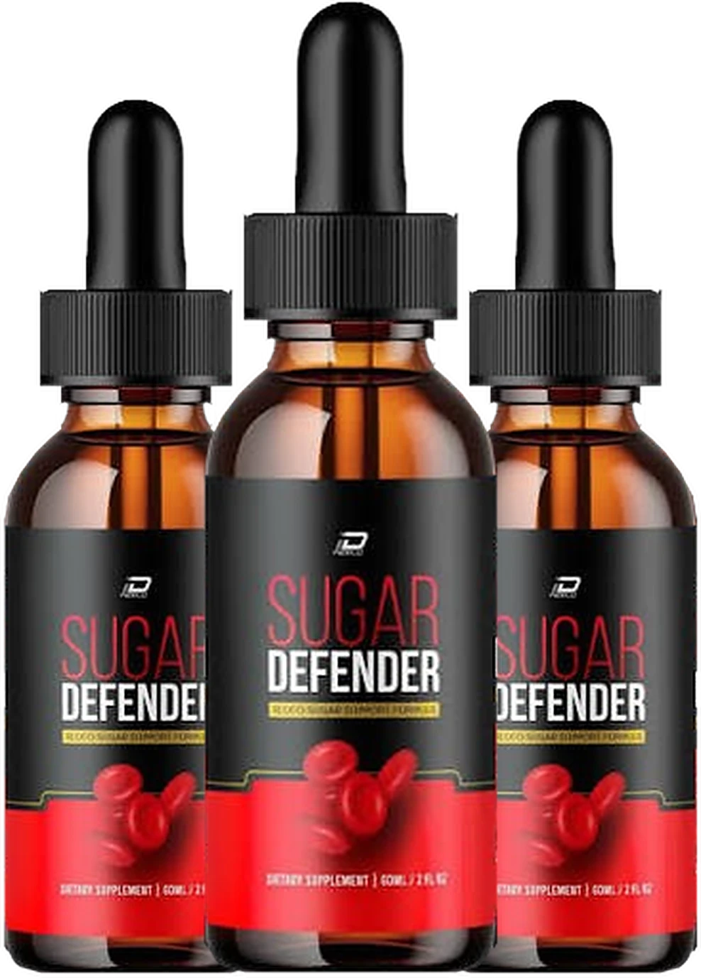 Three Sugar Defender bottles